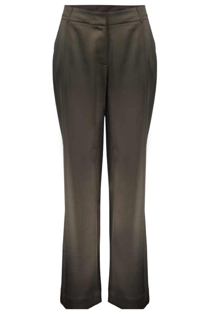SATIN LOOK PANTALON 51612 21 Moss Green